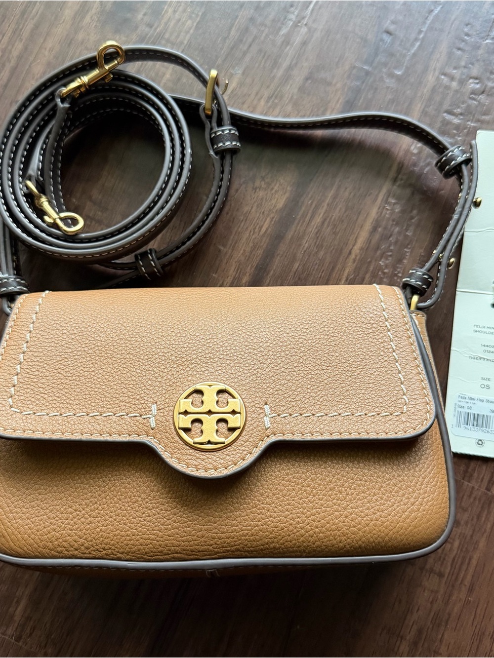 Tory Burch Pebbled Leather Crossbody Bag